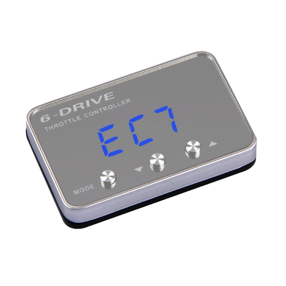 Julio de Rey electrónico de 6 del acelerador controlador para Volkswagen Amarok Beetle, Bora, Golf 4, Lupo, Passat, Polo, Sharan, Touareg, T5, superfino luz azul pantalla