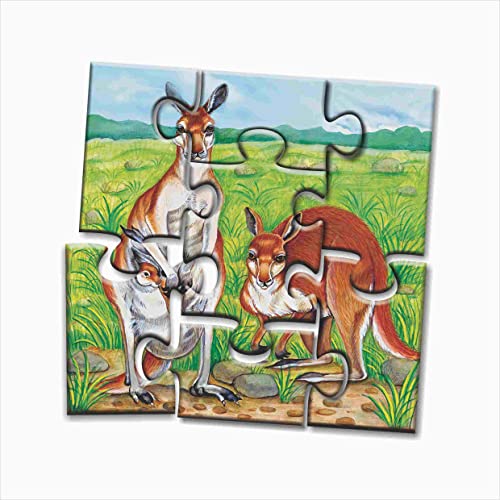 Image of Creative's Animal Puzzles Part 2 Learning Toy for Kids, Educational Jigsaw Puzzle Set, Cognitive Skills & Problem Solving Game, (5,7,9,12 Pieces) Puzzles Age 4+