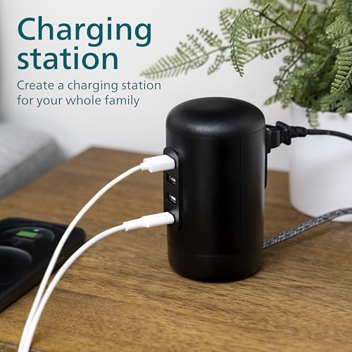 Philips Desktop Charging Station, 2 AC Outlet Extender, 3 USB-A, 1 USB-C - image 5
