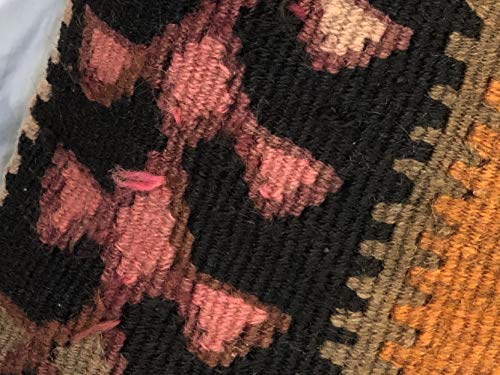 Amazon.co.jp: ウール 手織りキリム オールドキリム クッションカバー