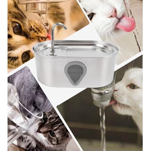 Fuente para gatos de acero inoxidable 304, 35 L miniatura 7