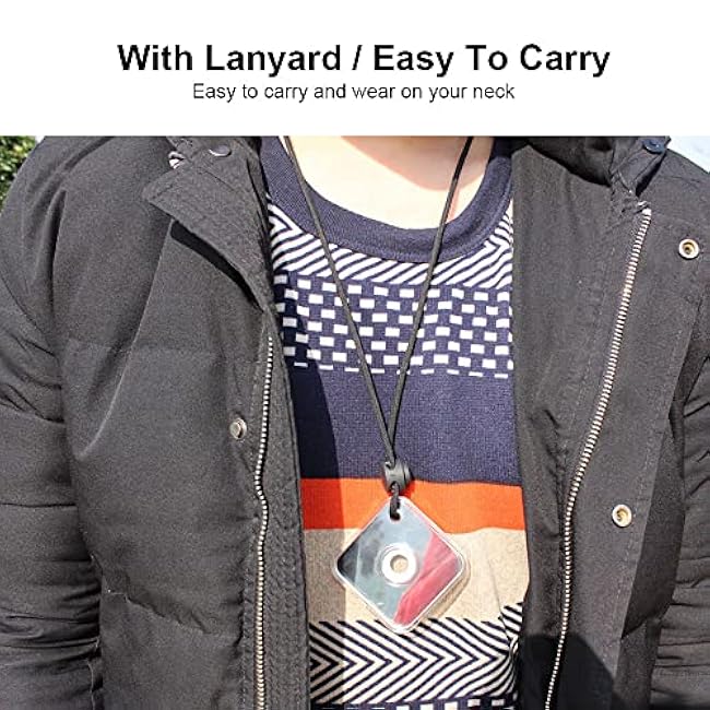 Signal Mirror, Survival Mirror with Whistle, Emergency Reflective Mirror, Signal Mirror Survival, Rescue Survival Reflective Mirror for Hiking, Camping