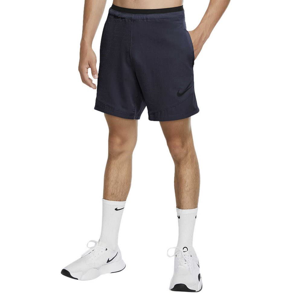 Nike Pro Rep Men's Training Shorts (as1, Alpha, l, Regular, Regular,  Obsidian/Black) at Amazon Men's Clothing store