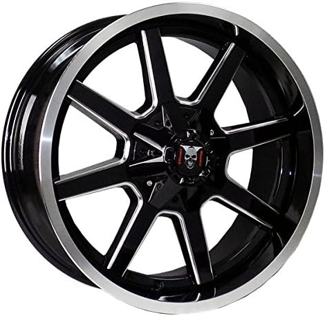 XTREME MUDDER B163 20X9+0 6X135+6X139.7 C.B 106.10 BLACK MILLING WINDOW MACHINE LIP