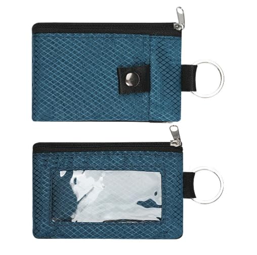 RFID Blocking Small Wallet with ID Window – Waterproof Neck Wallet with Lanyard for Men Women3