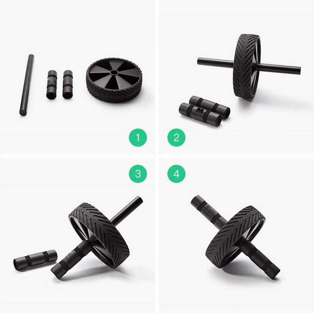 Abdominal Muscle Wheel- Large Wheel ab Exercise Roller Home Gym Equipment for Core Strength Training Tool