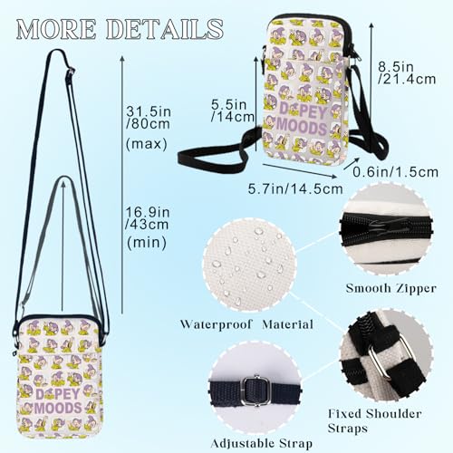 BWWKTOP Seven Spirits Crossbody Bag Snow's Protectors Gifts Dopey Moods Messenger Shoulder Bag Seven Friends Merchandise2