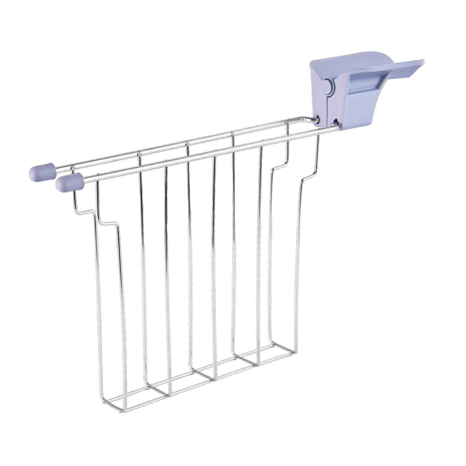 UJEAVETTE Bread Loaf Slice Holder Practical Griddle Warming Rack for Roasting Grilling Grey-image-13