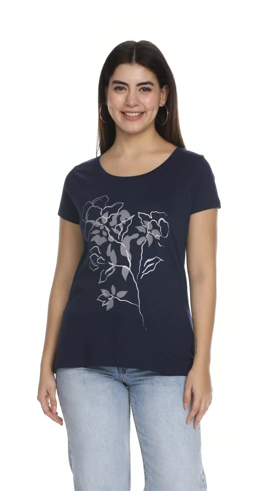 Buy Max Women's Regular T-Shirt (SP22CCP27_Navy1 M) at Amazon.in Buy Max Women's Regular T-Shirt (SP22CCP27_Navy1 M) at Amazon.in
