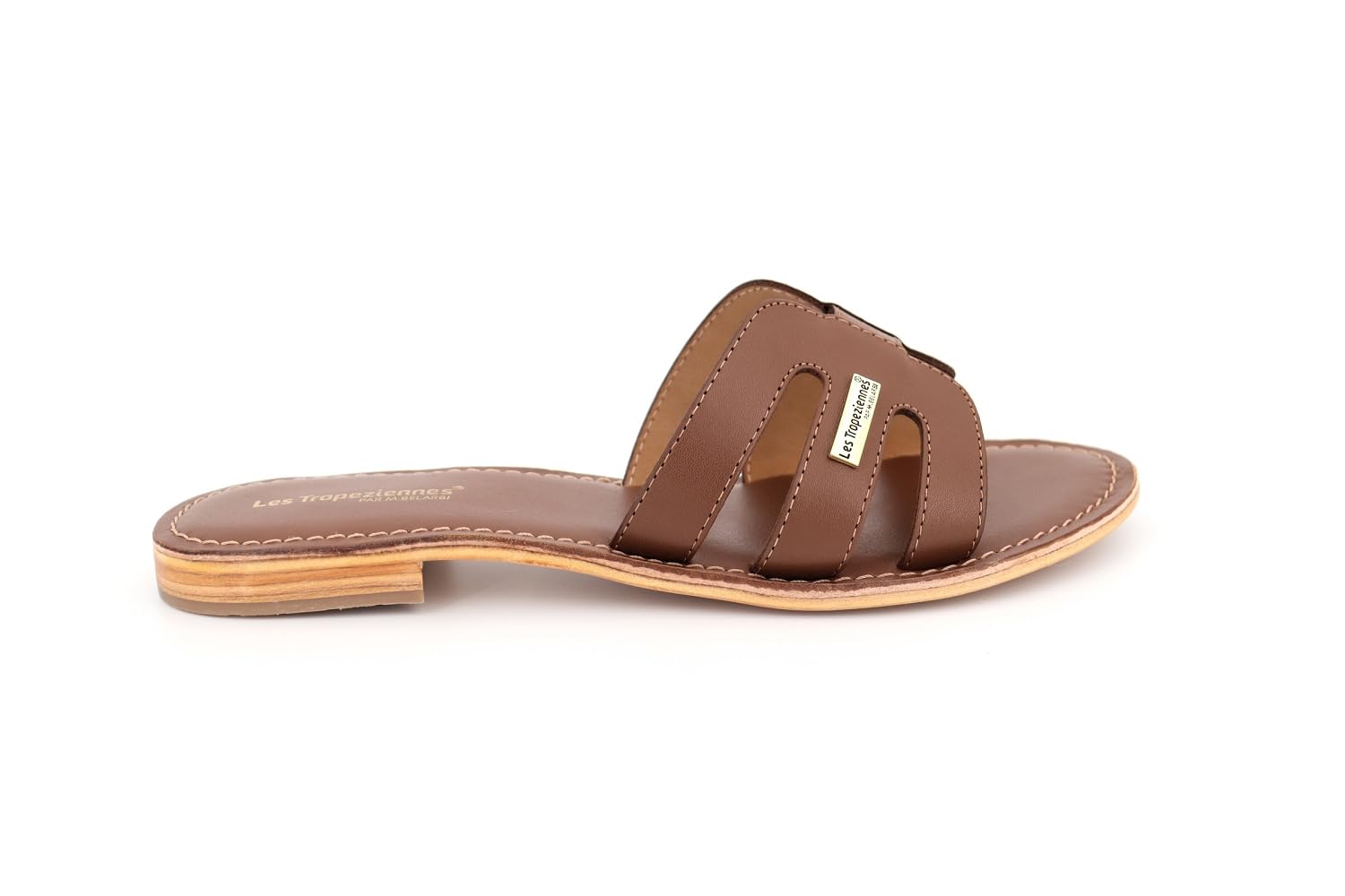Les Tropeziennes Femme Damia Chaussures>femme>mules-​et-​sabots, Tan, 37 EU