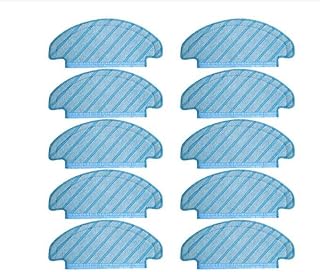 HEPA Filter Side Brush Main Brush Mop Cloths for Ecovacs Deebot T9 AIVI T8 AIVI N8 Pro 920 950 Vacuum Cleaner Replacement Parts (10PCS T8 rag)