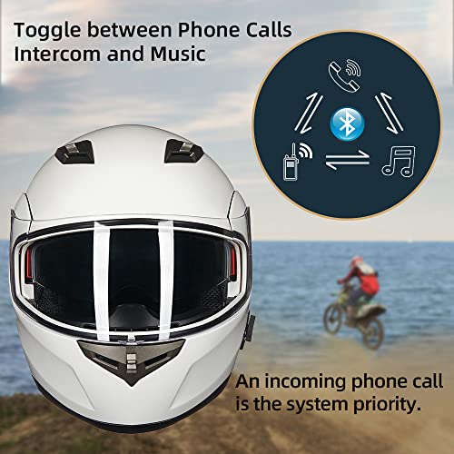 Mua FreedConn Motorcycle Bluetooth Helmet,Bluetooth Integrated Modular Flip Up Full Face Motorcycle Helmetdual Visor Modular Bluetooth Helmetdot Approved Helmets With Gloves B06x6cvhq6