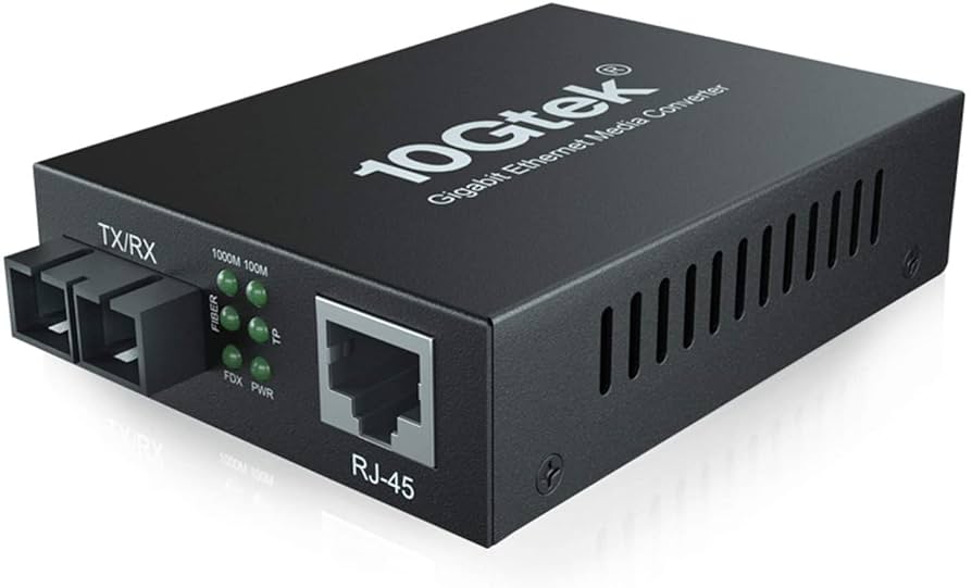 10Gtek ギガビットイーサネットメディアコンバータセット Amazon.co.jp: 10Gtek ギガビット 光メディアコンバーター