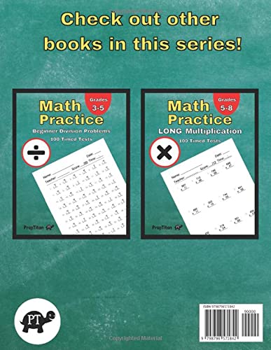 Math Practice - Multiplying Numbers 0-12: 100 Timed Tests, Times Tables, Grades 3-5, Math Drills, Digits 0-12 - Image 2