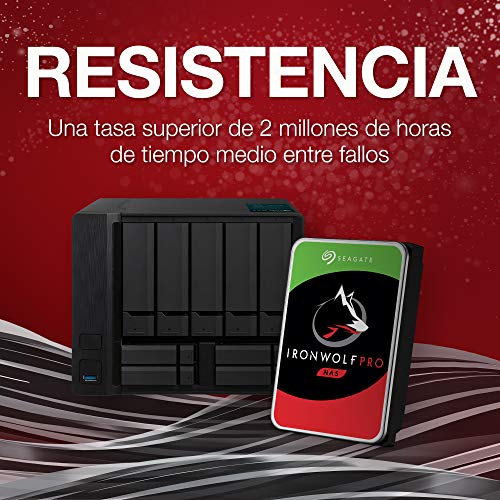 Image of Seagate IronWolf Pro 12 TB NAS Internal Hard Drive HDD - 3.5 Inch SATA 6 Gb /s 7,200 RPM 256 MB Cache for RAID Network Attached Storage, Data Recovery Rescue Service (ST12000NE0008)
