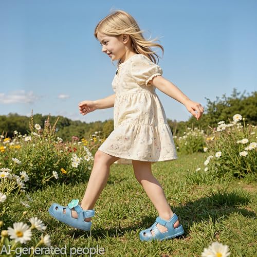 Image of ChayChax Toddler Classic Fisherman Sandals Boys Girls Closed Toe Water Pool Beach Sandal Naturally Splay