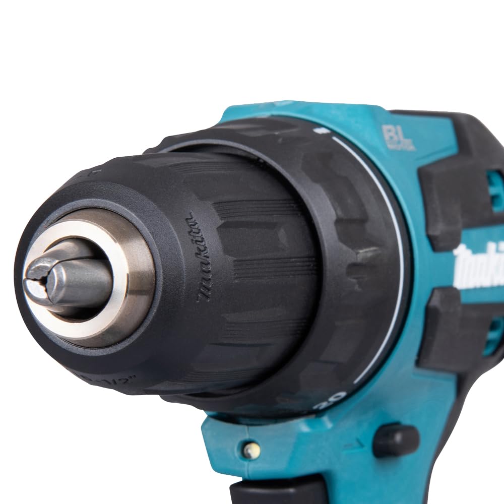 MAKITA DDF490WVE - Taladro atornillador 18V 65Nm. Incluye Taladro, 2 baterias de 2Ah, cargador y maletín