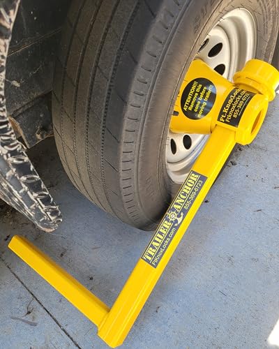 6 Lug Trailer Anchor (Wheel Lock) (with Abloy Sentry in Aluminum)