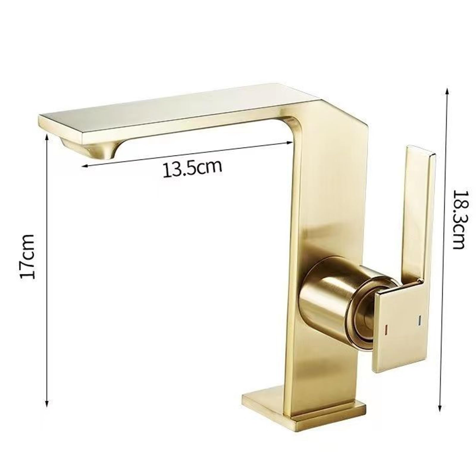 XJTNLB Grifo para Lavabo de Baño en Cascada Mezclador Lavabo Monomando Griferia Lavabo Cascada Agua Caliente y Fría,Gris Pistola