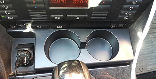 Portavasos doble delantero para BMW E39 97-03 miniatura 3