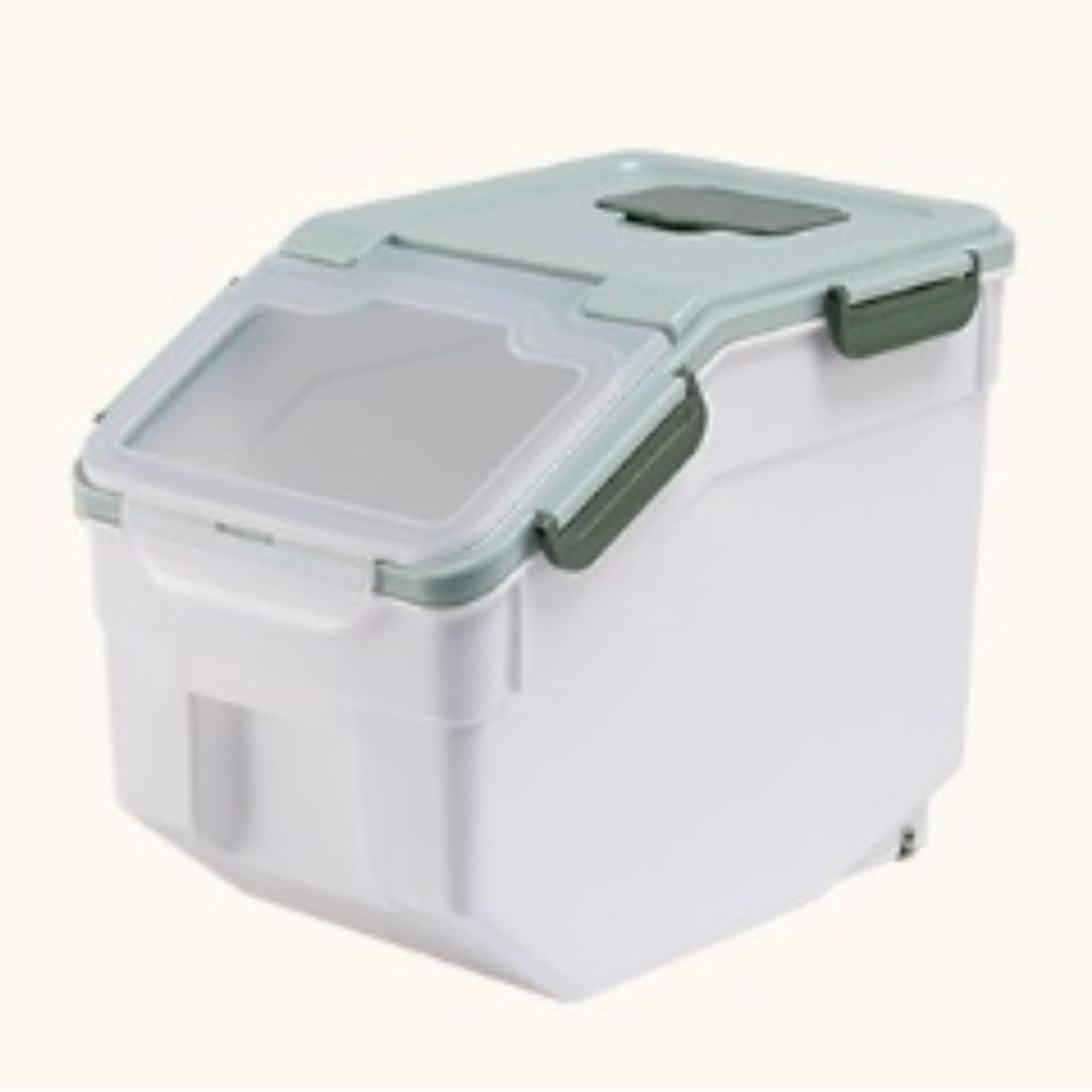 CVdrtyED Dry Food Cereal Dispenser Rice Dispenser 20lbs Large Flour Storage Container Plastic Holder Airtight Food Bin Grain Pantry Rice Container(10kg)