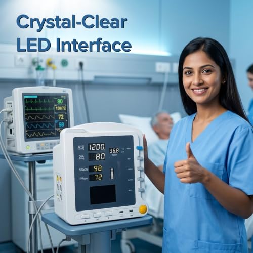 Image of OTICA CMS 5100 Patient Monitor for Hospitals with Adult Accessories