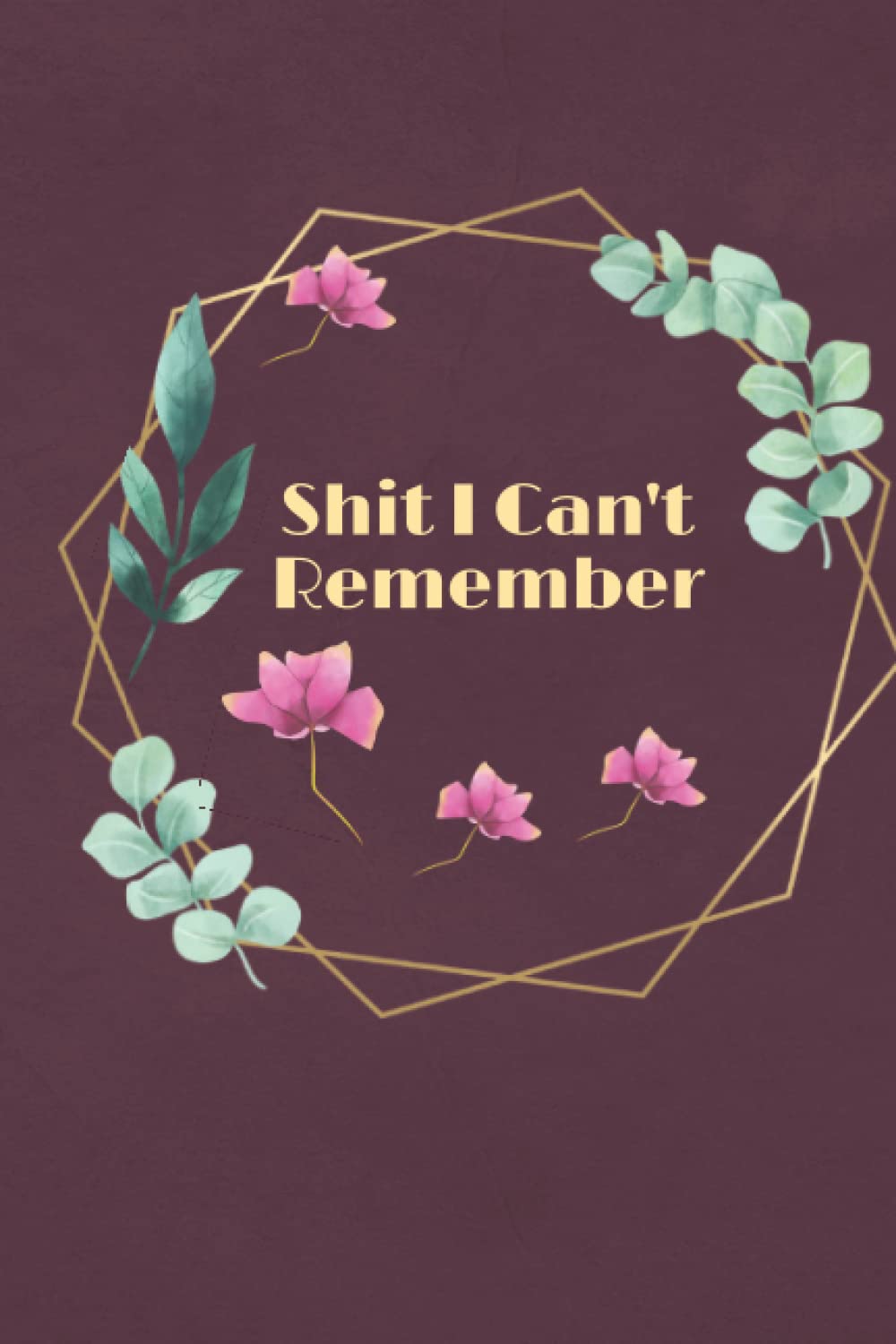 shiti can't remember notebook hardback: shiti can't remember notebook hardback