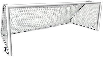 First Team World Class 40 Sr. Club-PB 21 x 7 ft. Round Portable Aluminum Soccer Goal44; White