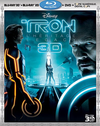 Tron: L'Heritage [Blu-ray 3D + Blu-ray + DVD + Digital Copy] [Blu-ray]