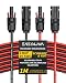 Produktbild Solarkabel 4mm²/6mm², Solarkabel Verlängerung 1/2/3/5/10/15/20M, Solar Kabel Verlängerung, Photovoltaik Solarkabel, IP68 Wasserdichtem Stecker, Solarkabel für Solar Panel(6mm² 1M)