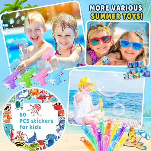 FUNSENLY Beach Party Favors for Kids 3-12
