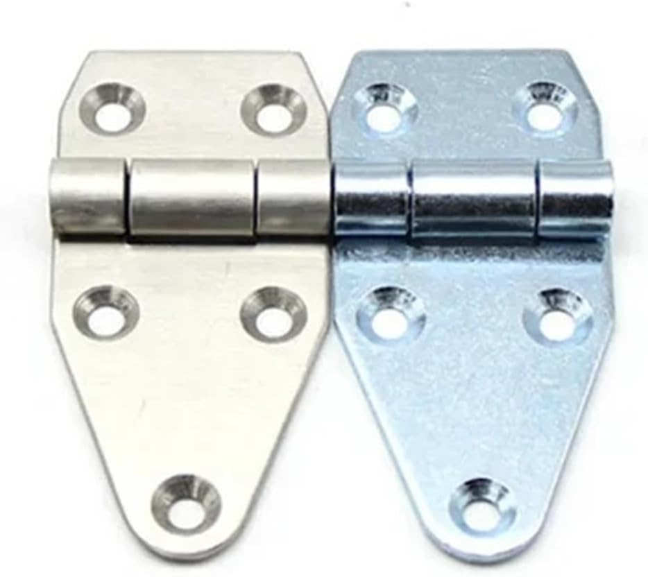 Stainless Steel/Iron Heavy-Duty Thickened Hinges Load-Bearing in Mechanical Cabinets Hardware Accessories 1Pcs(Iron)