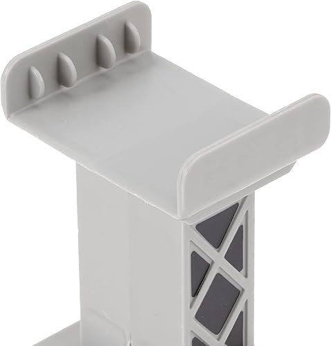 Miniatura 9 de Tren de madera 6 unids puente de tren Pier Track Toys Kids Train Bridge Support Risers Multi Level Support Risers Bloques de alto nivel Tren