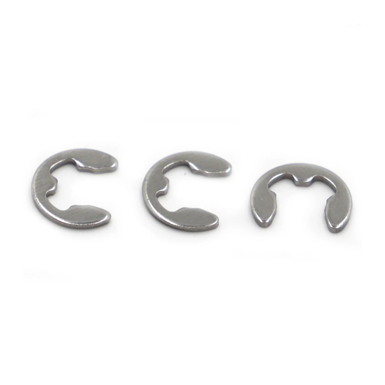 Anello elastico a clip con collare di fissaggio for albero in acciaio inossidabile A2 304