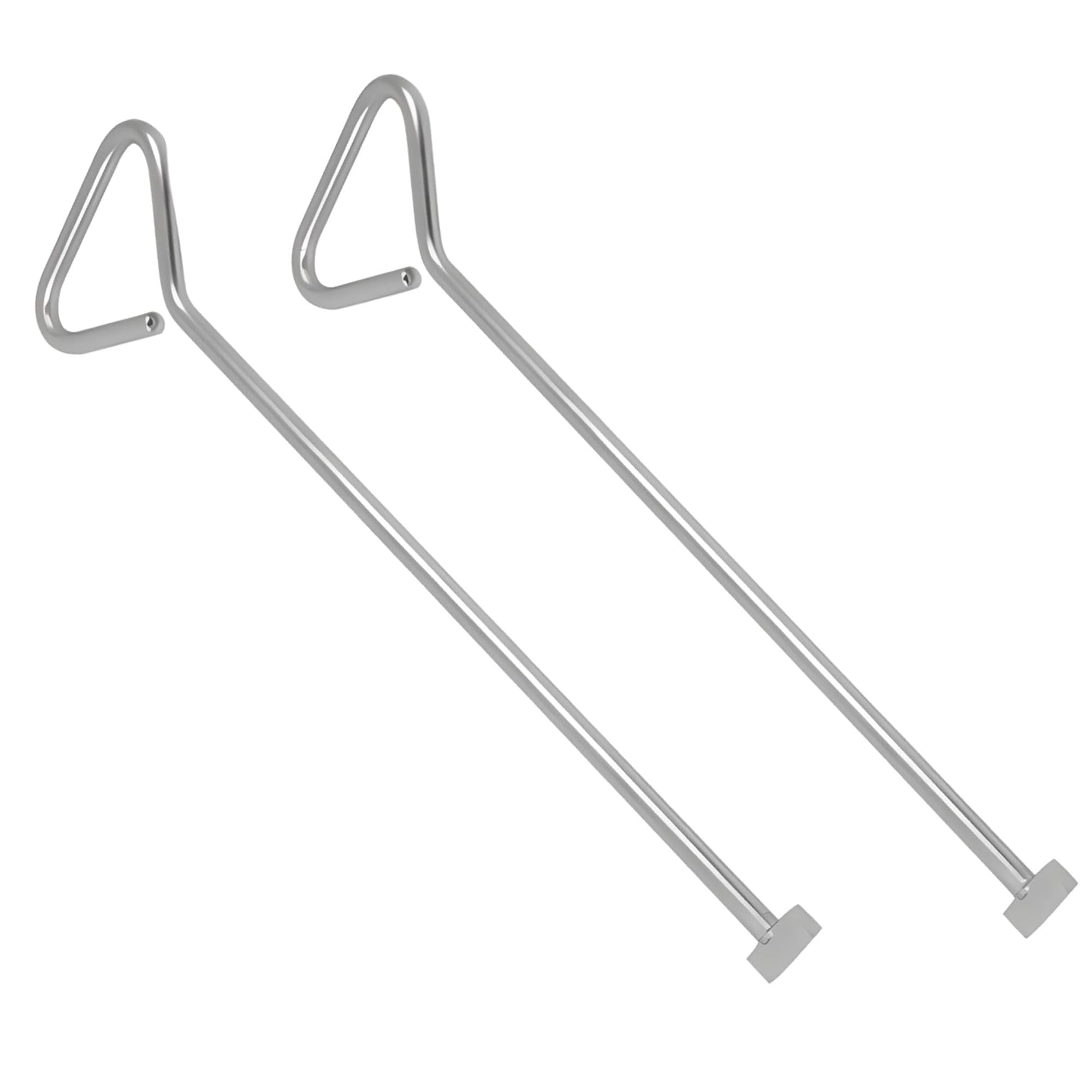 2 Pack of 18 Inch Heavy Duty Manhole Cover Lifting Keys Carbon Steel Long Handled Drain Cover Lifting 450mm