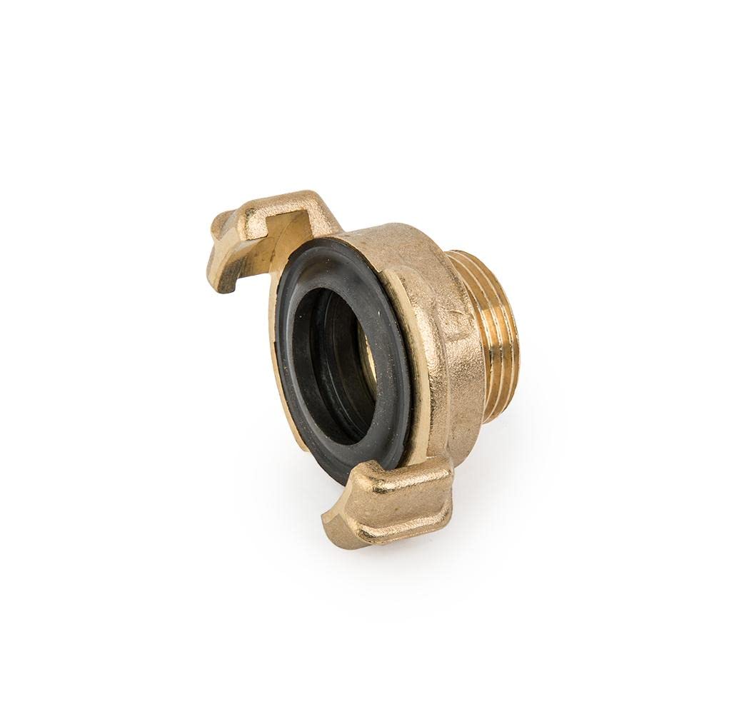 Bradas Claw Coupling Geka Male Thread 1 Inch Brass Quick Coupling BR-GK113A 4740