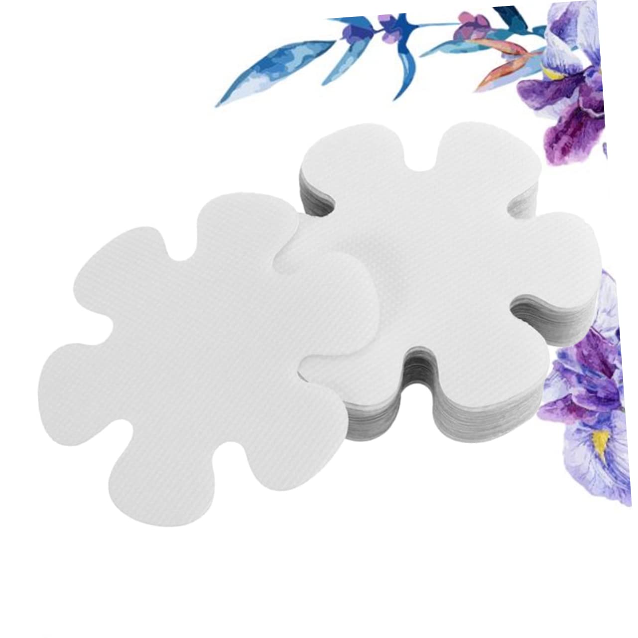 Ciieeo 60 Piezas Tiras Antideslizantes Prevención de resbalones Adhesivo Transparente fijado Pegatinas Antideslizantes de Tela Antideslizante Pegatinas de Cocina para el Suelo Las Flores