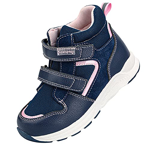 Orthopedic Shoes for Toddlers and Kids,High-top Corrective Sneakers for Boys and Girls with Arch and Ankle Support,Non-Slip Soles Blue