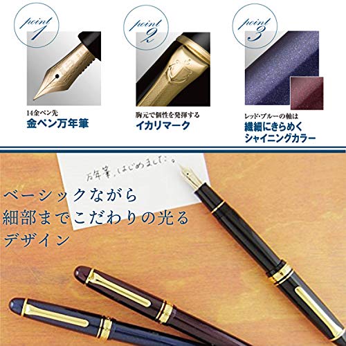 Sailor Pen Fountain Pen Promenade In Fine 11-1031-340 Shining Blue #TOP2