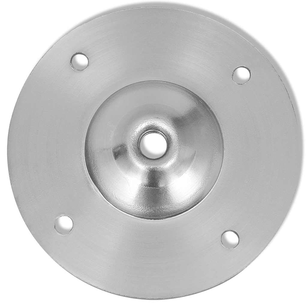 Patas telescópicas de acero inoxidable, altura regulable, 710-1100 mm, 60 mm de diámetro, patas para muebles, robustas, estables, fáciles de montar, para mesas de desayuno, encimeras