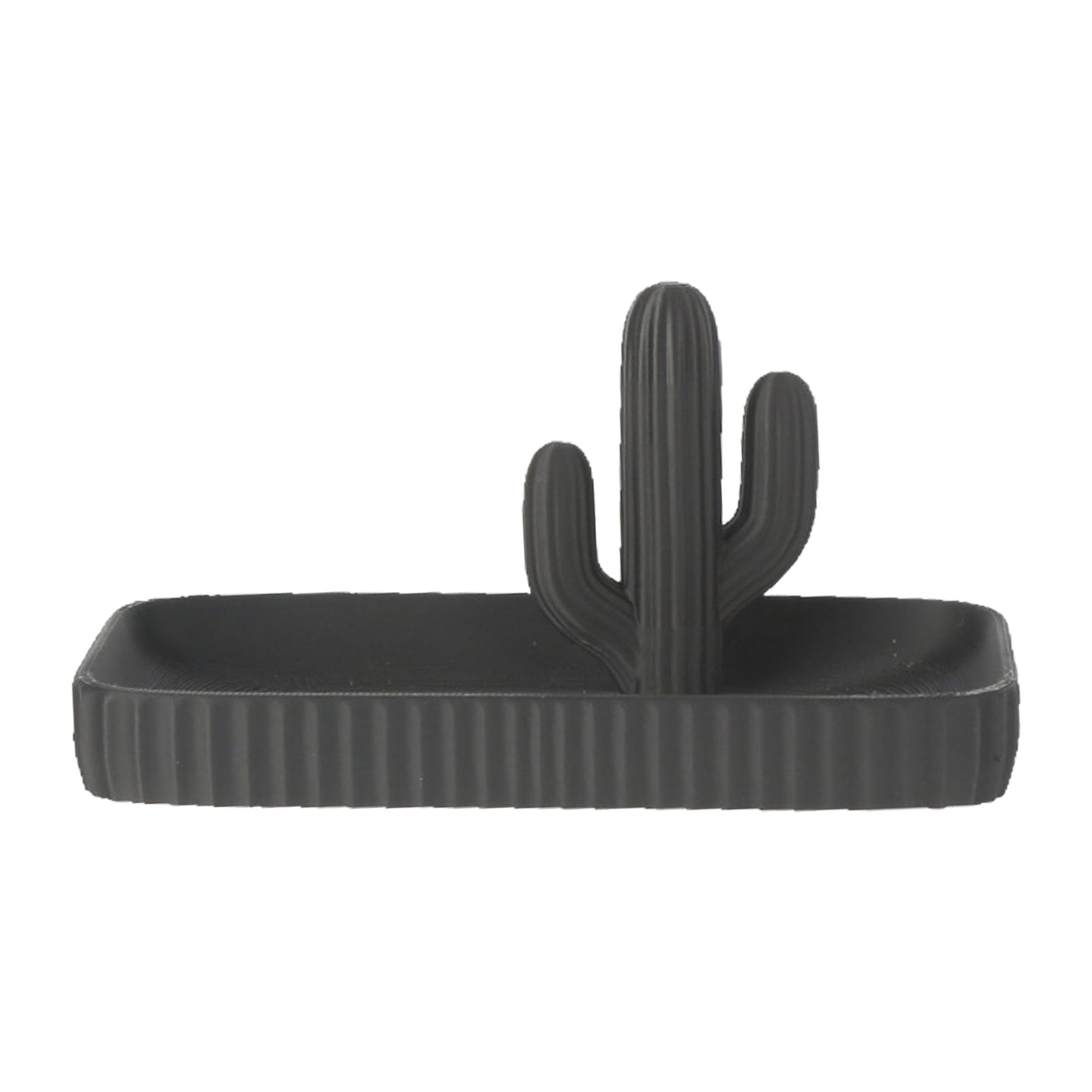 Glifora 3D Printed Cactus Jewelry Tray - Ring Dish, Entryway Table Trays, Decorative Trinket Dish, Jewelry Organiser Tray for Rings, Necklaces, Bracelets and Keys, Artistic Desktop Display Gift