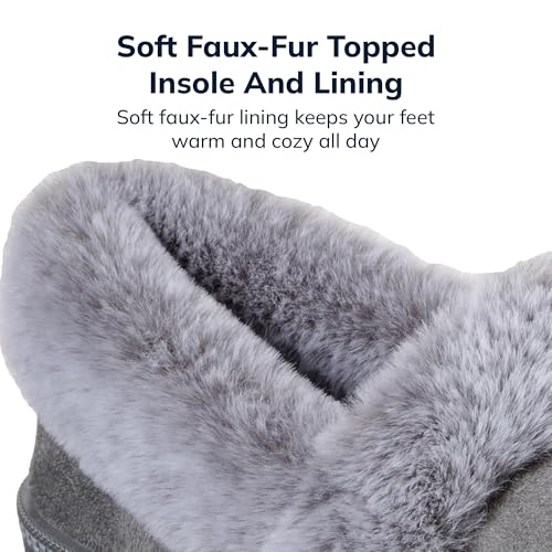 Skechers Femme Cozy Campfire Team Toasty Chausson, Anthracite, 40 EU