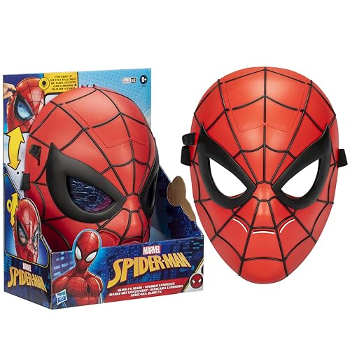 Hasbro F8839 Marvel Spider-Man Glow Fx Mask, Light-Up Super Hero Toys, Kids Halloween Costume thumb #10