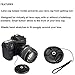 Nikon D7500 DX-Format Digital SLR w/AF-P DX NIKKOR 18-55mm f/3.5-5.6G VR Lens + AF-P DX 70-300mm f/4.5-6.3G ed Lens + 64GB Memory Card, TriPod, Flash, 3pc Filter Kit, Case, More, Black