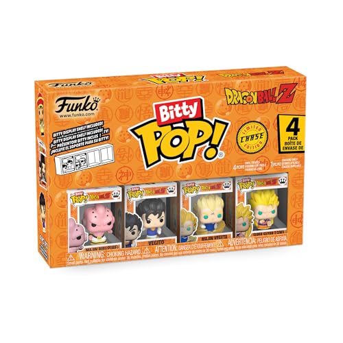 Ya en mundofriki.es: Funko Bitty Pop! DBZ - Goku & Nimbus 4PK - Gohan, Raditz, Piccolo Y una Minifigura Misteriosa Sorpresa - 0.9 Inch (2.2 Cm) - Dragon Ball Z Coleccionable- Repisa Apilable Incluida Fans