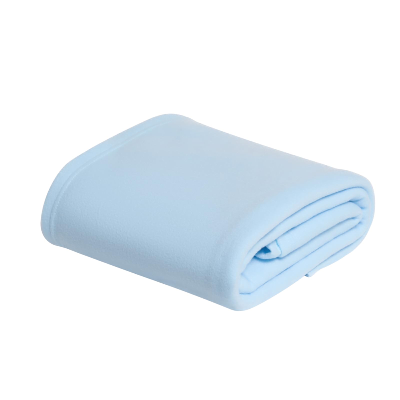 OHS Polar Fleece Throw Blanket 120 cm x 150 cm Baby Blue