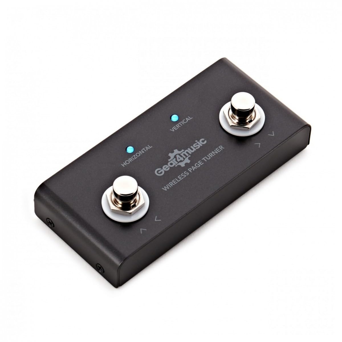 Gear4Music Bluetooth Page Turner Pedal für Noten und Präsentationen