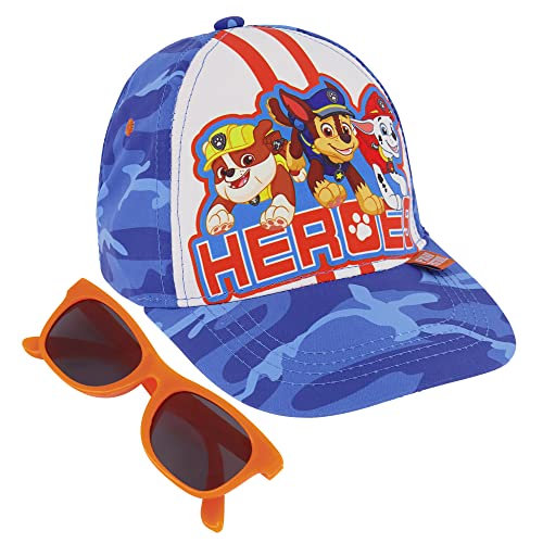 ABG Accessories ABG Boys Toddler Hat for Ages 2-4 - Paw Patrol Kids Baseball Cap and Sunglasses