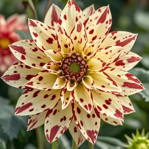 Rizoma de dalia perenne-Decuado para plantar al aire libre- Diseño de paisaje- Plantación Primavera y otoño-2 Rizomas-c