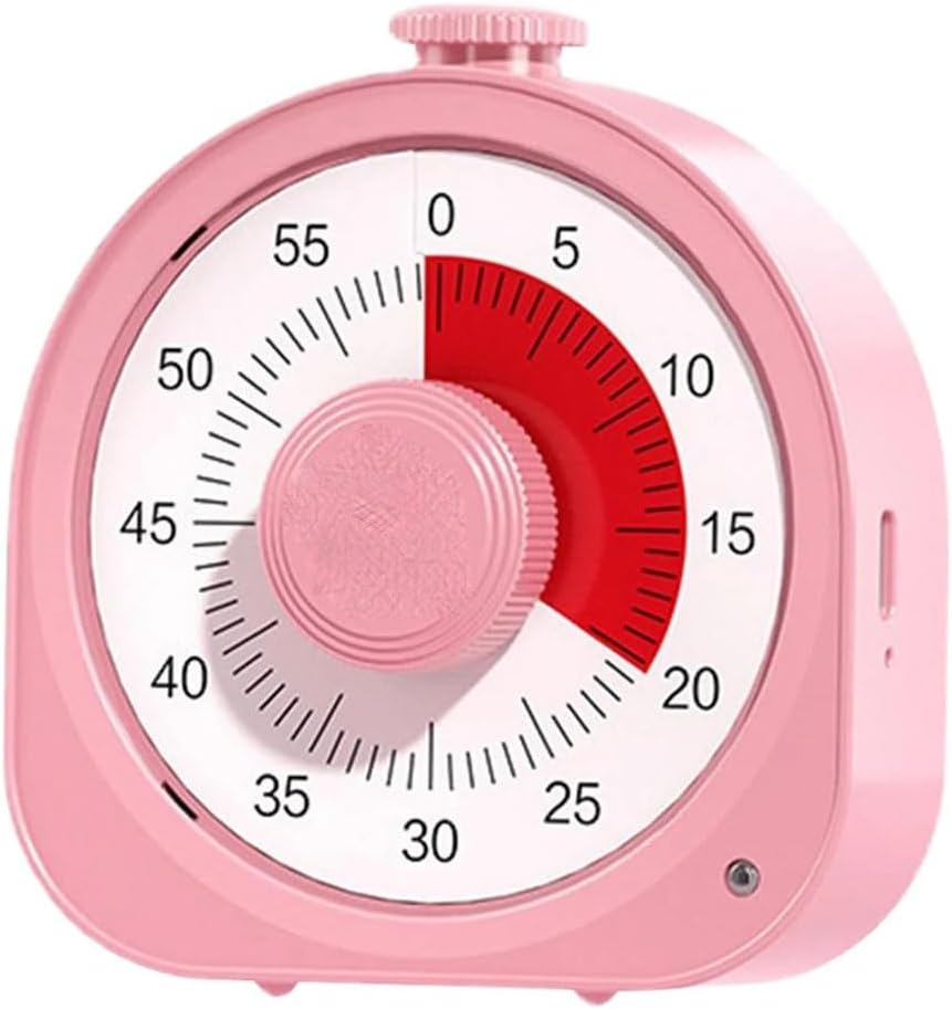 Desk Visual Timer Alarm Clock Rechargeable Countdown Time Management for Educational Gift